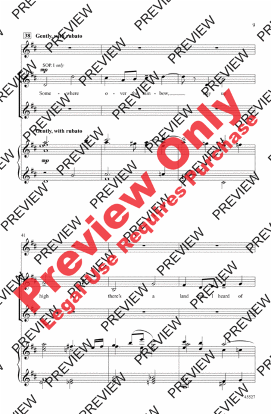 Over the Rainbow Women's Choir scores gallery preview page 24