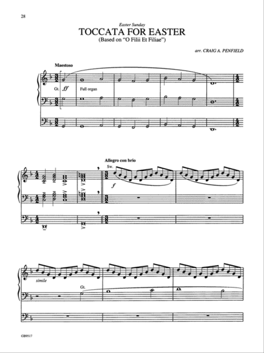 From Ash Wednesday to Easter Organ scores gallery preview page 4
