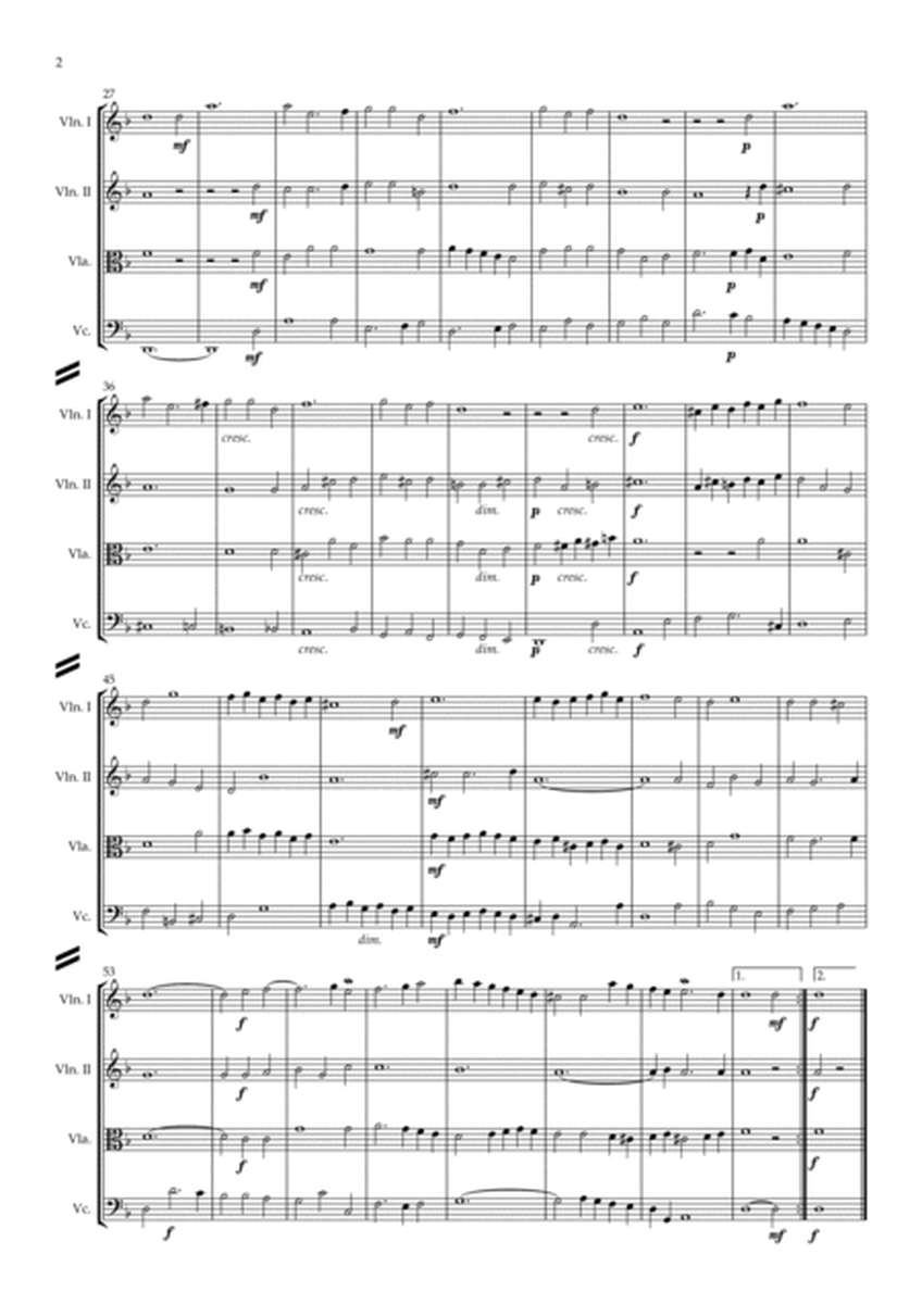 Charpentier: Noëls sur les instruments H 534: Or nous dites Marie - string quartet image number null
