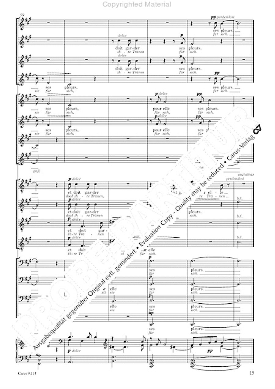 Trois Fragments de son Trois Fragments de son Choir scores gallery preview page 18