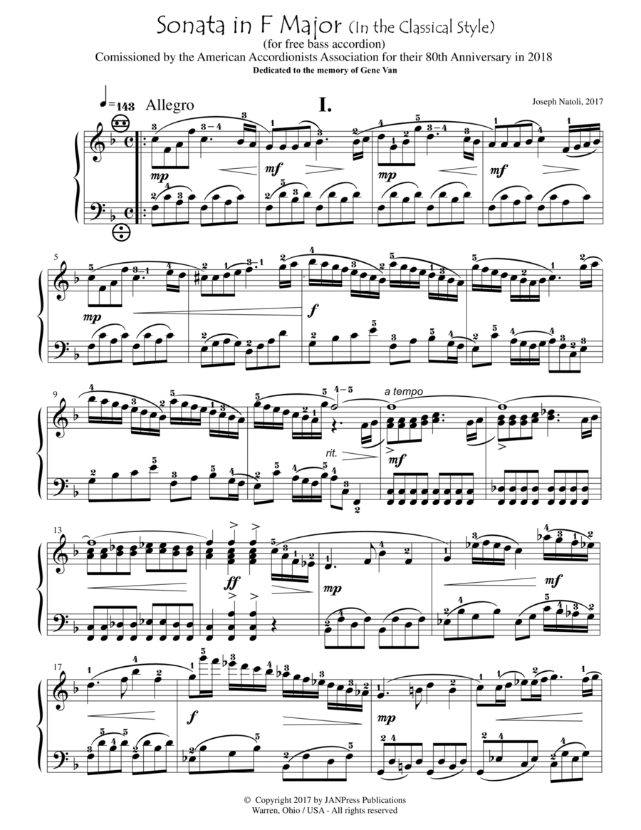Sonata accordion discount