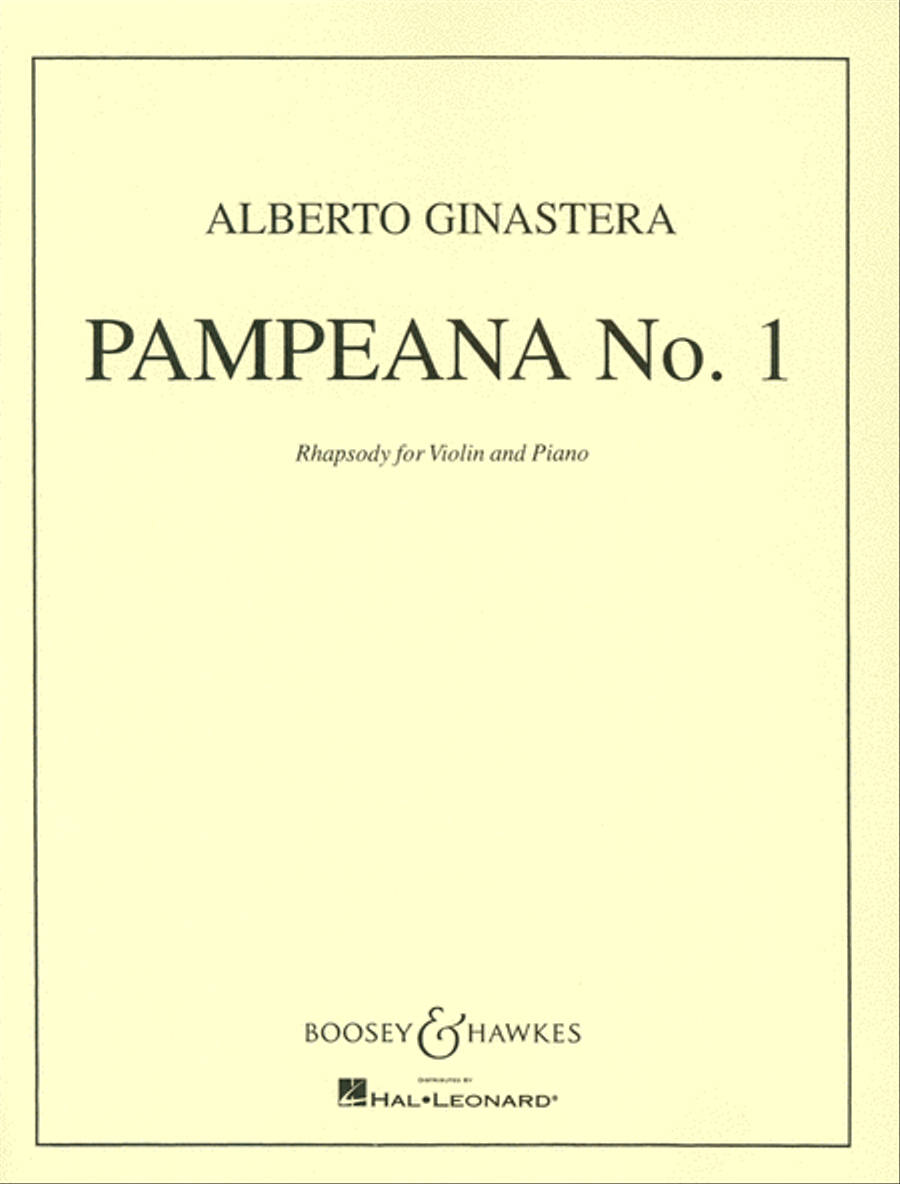 Pampeana No. 1 Violin Solo scores gallery preview page 1