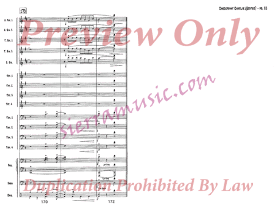 Checkpoint Charlie (Edited) Jazz Ensemble scores gallery preview page 23