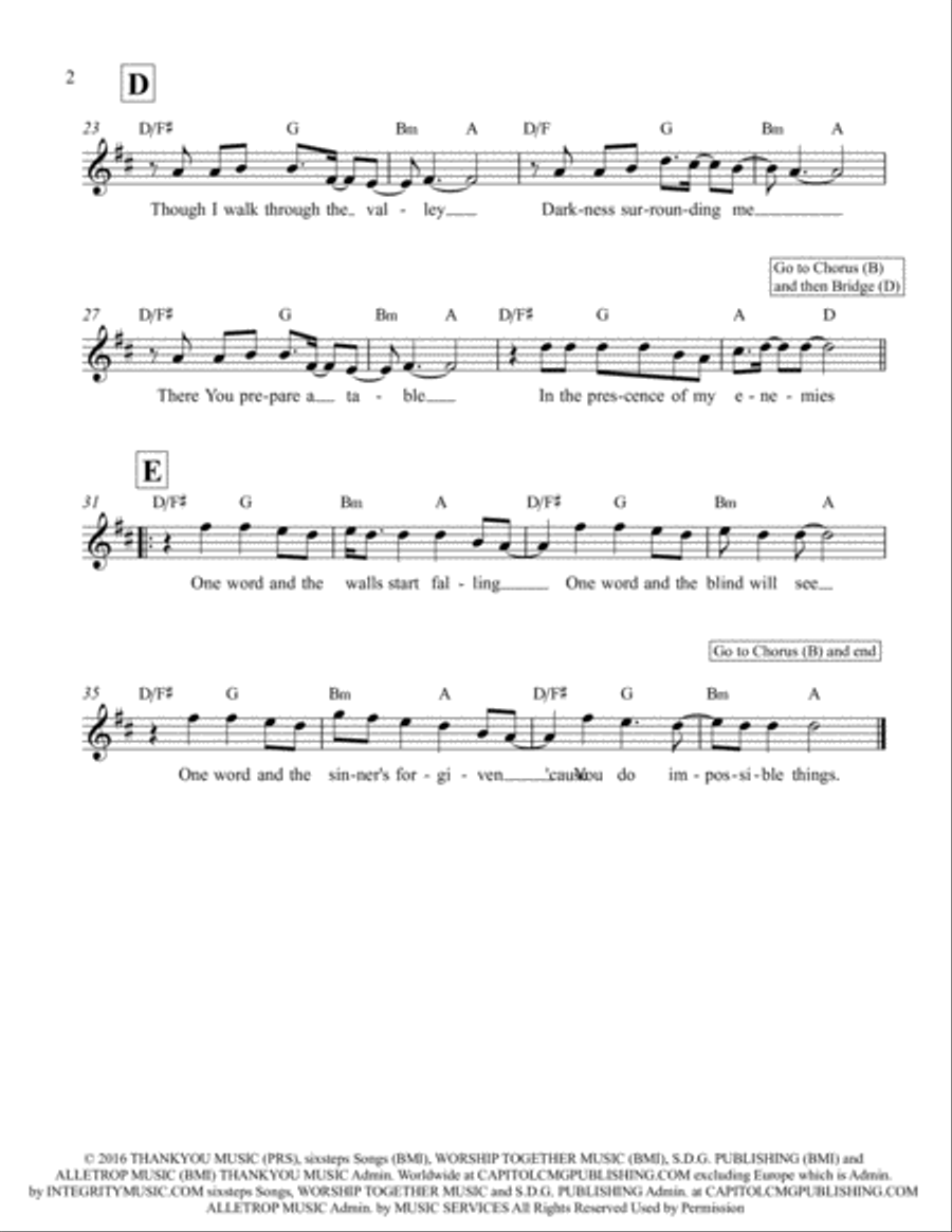 Impossible Things Choir scores gallery preview page 4