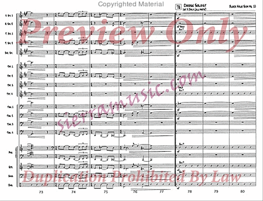 Black Hole Sun Jazz Ensemble scores gallery preview page 11