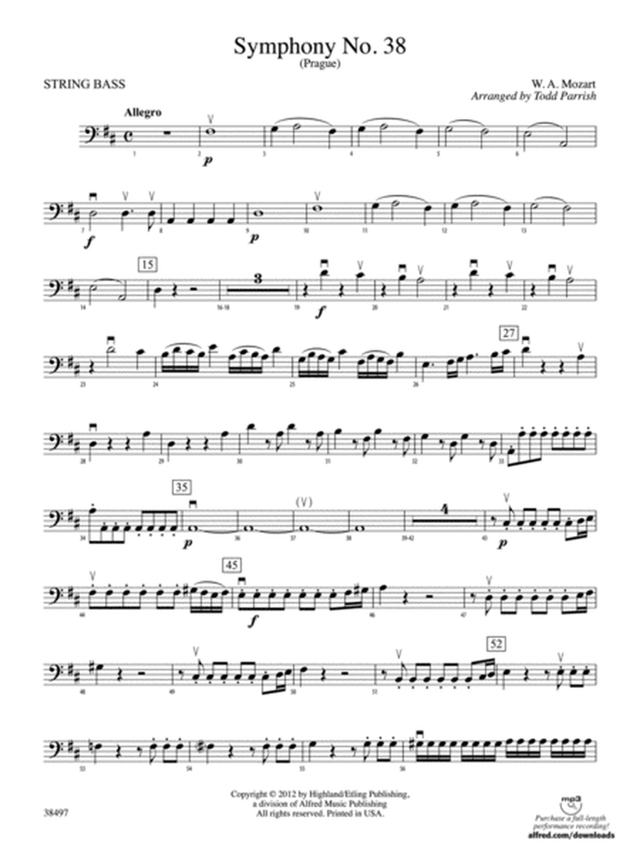 Symphony No. 38: String Bass