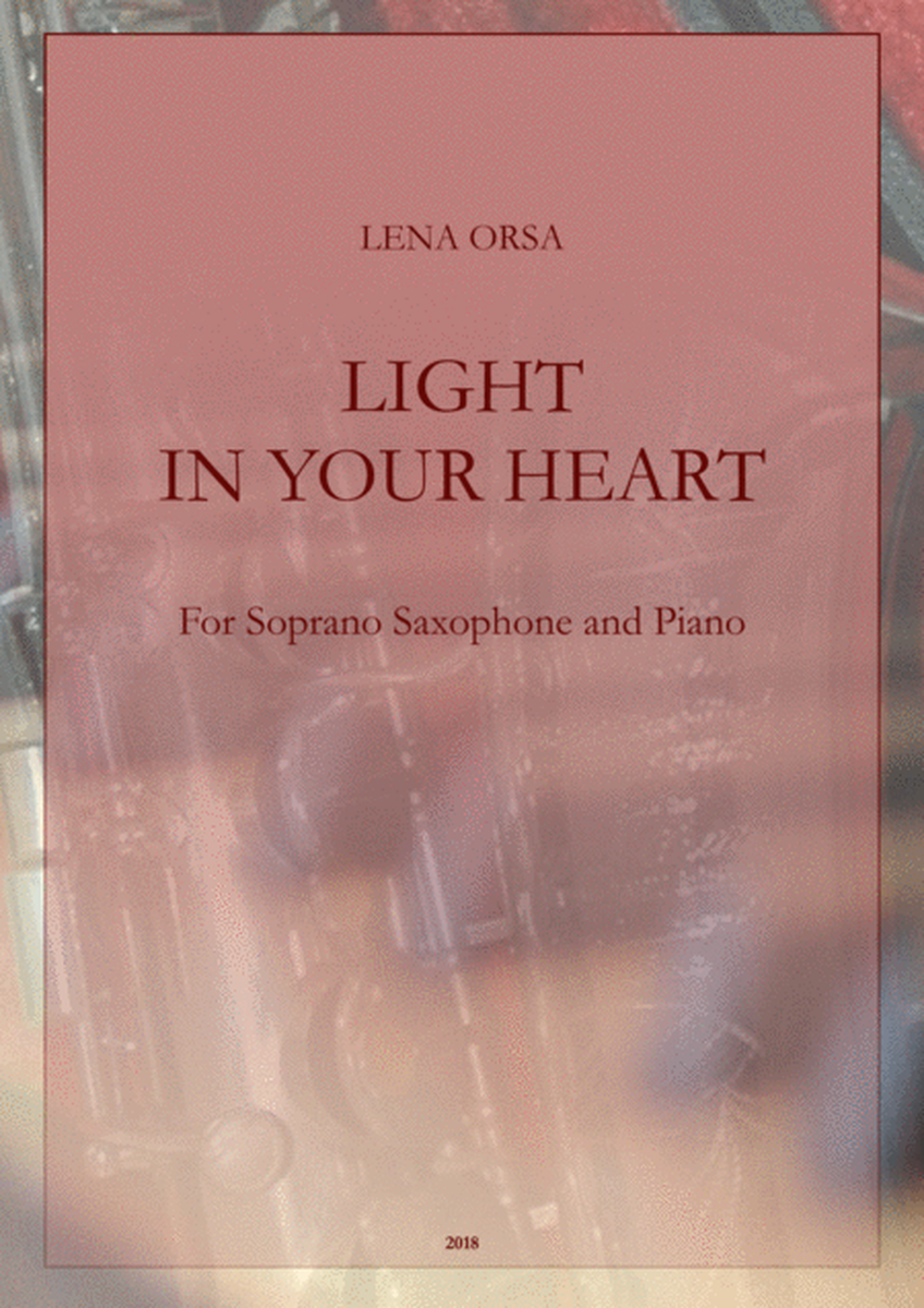 Light in Your Heart for Saxophone and Piano image number null