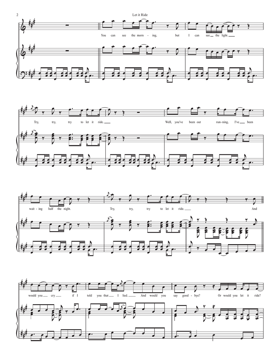 Let It Ride Voice scores gallery preview page 2
