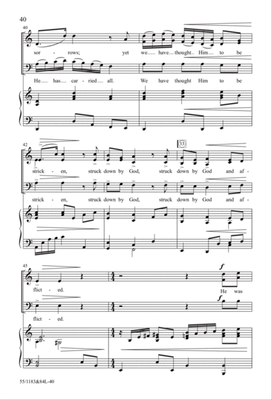 Come to the Cross and Remember 4-Part scores gallery preview page 27