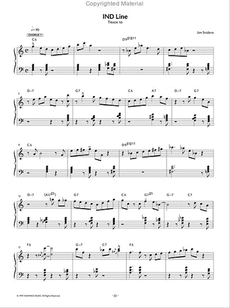Jazz Conception Piano Piano Method scores gallery preview page 11