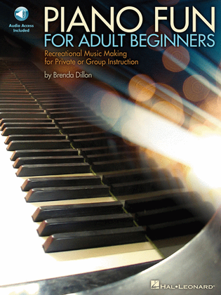 Book cover for Piano Fun for Adult Beginners