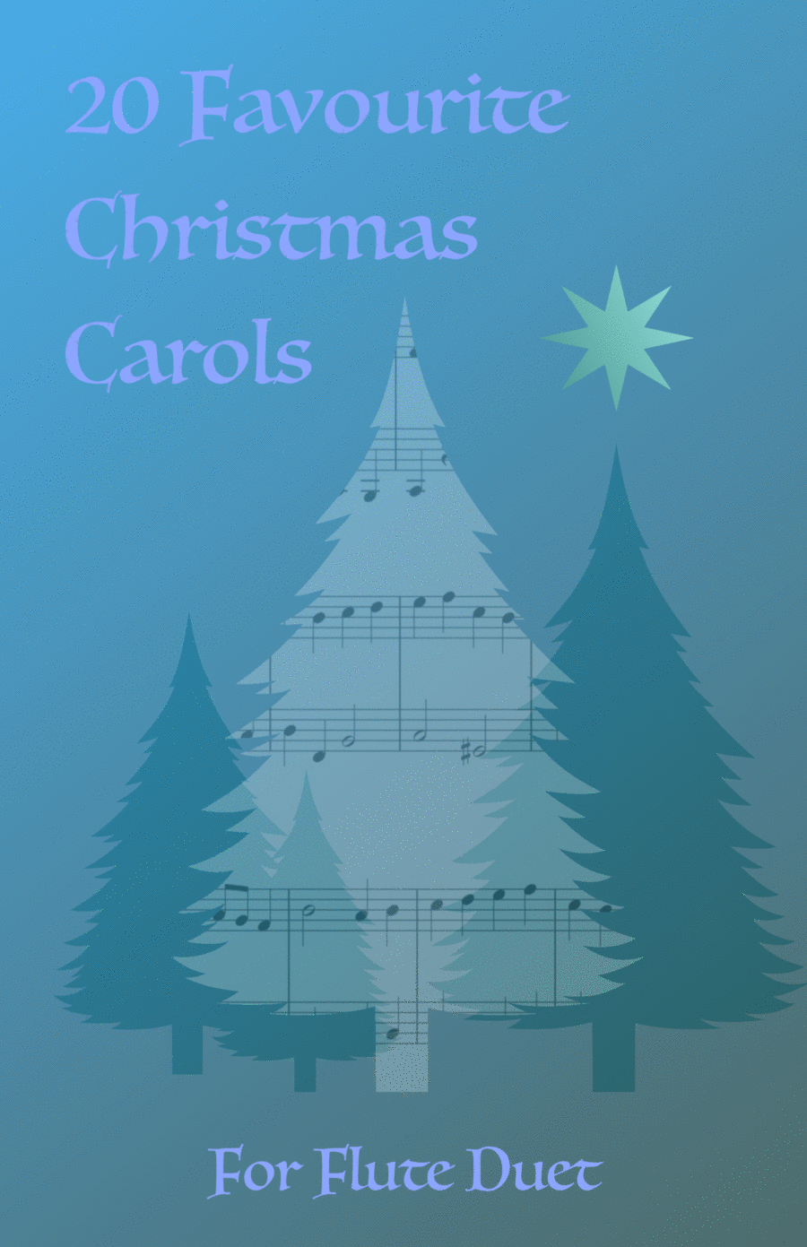 20 Favourite Christmas Carols for Flute Duet Flute Duet scores gallery preview page 1