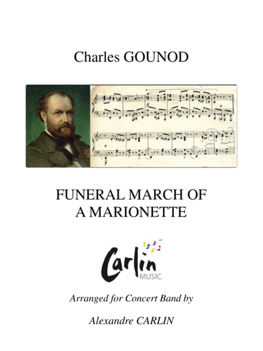 Funeral March of a Marionette by Gounod - Arranged for Concert Band image number null
