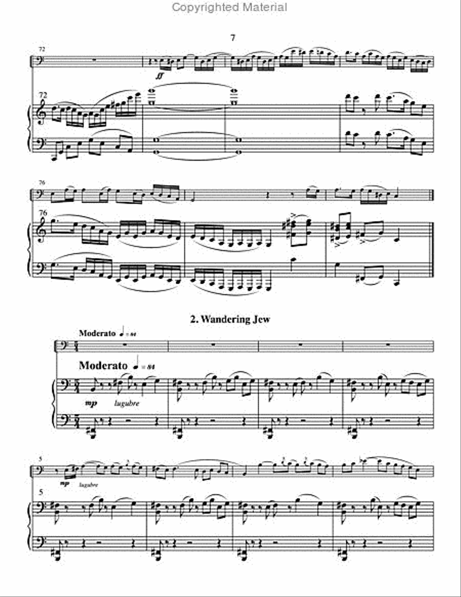 Chagallian Scenes Chagallian Scenes Euphonium scores gallery preview page 4