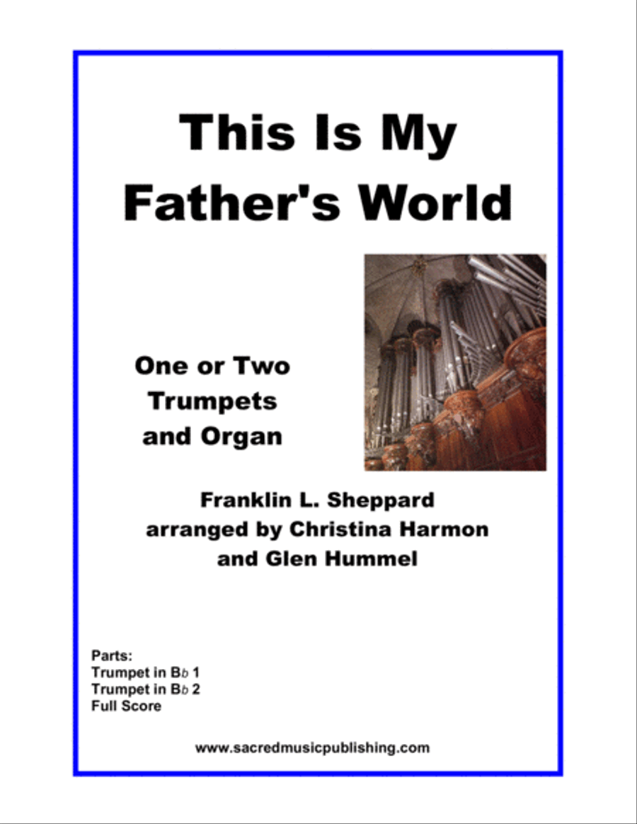 This Is My Father's World - One or Two Trumpets and Organ This Is My Father's World - One or Two Trumpets and Organ Trumpet Duet scores gallery preview page 1