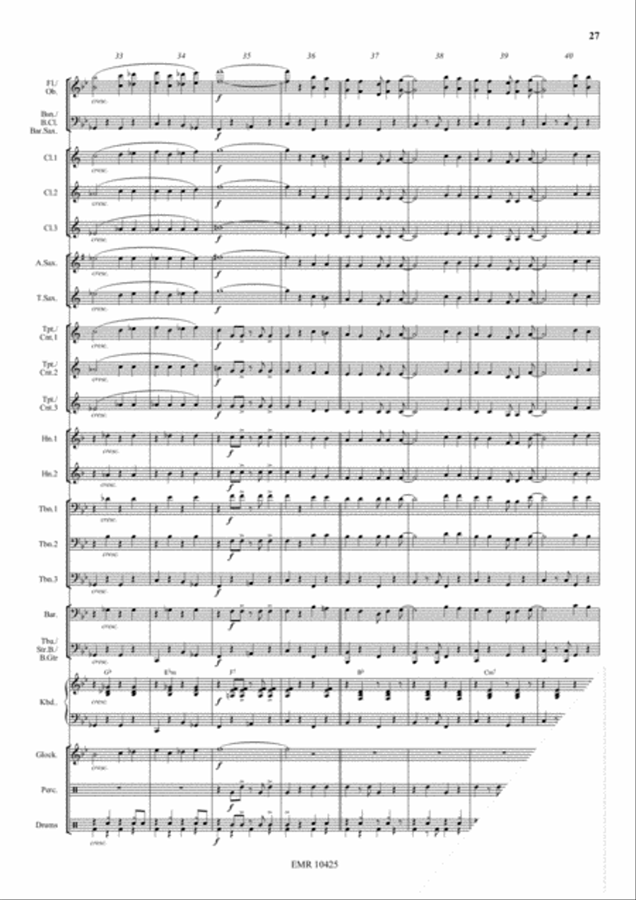Americana Suite Americana Suite Concert Band scores gallery preview page 19