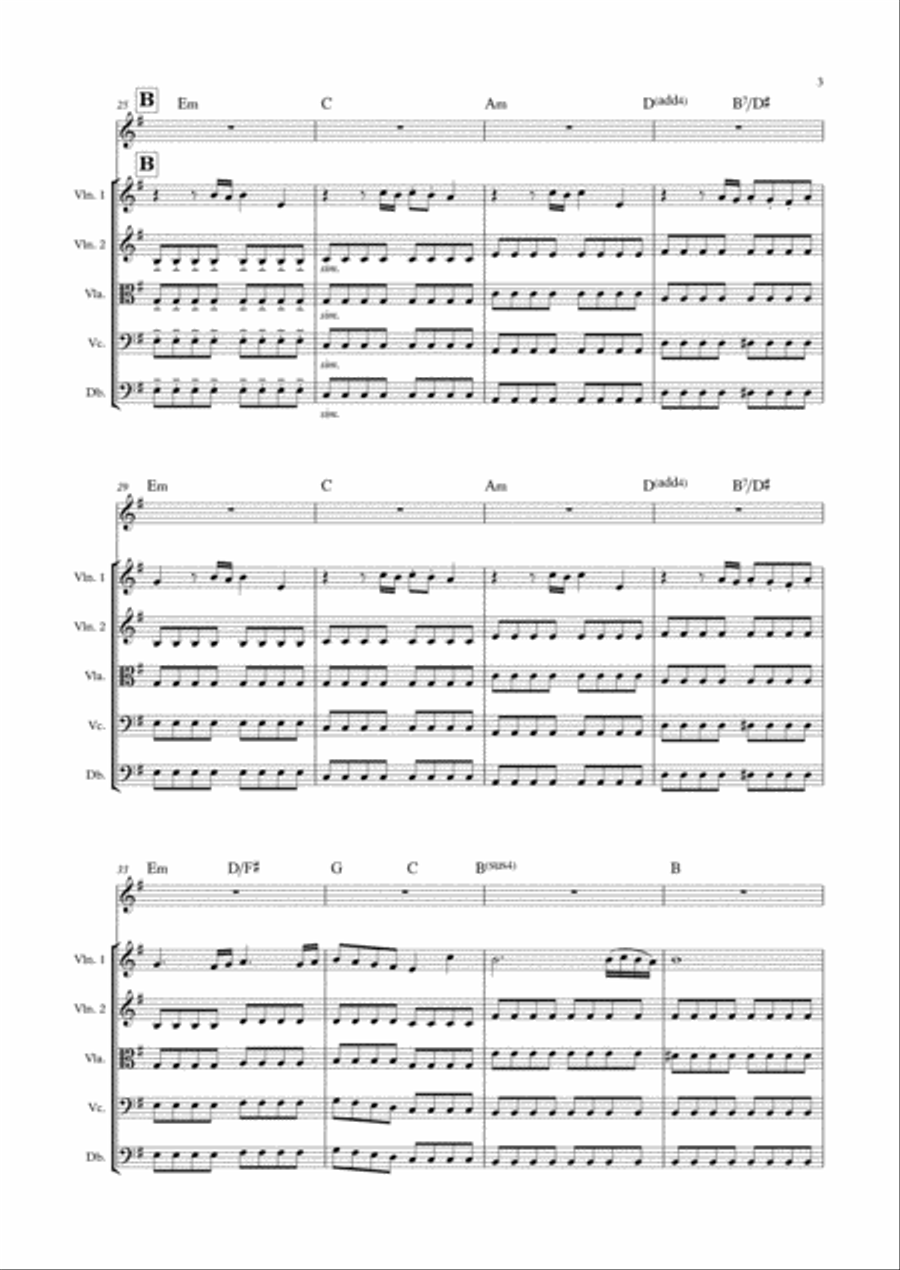 Final Countdown Small Ensemble scores gallery preview page 3
