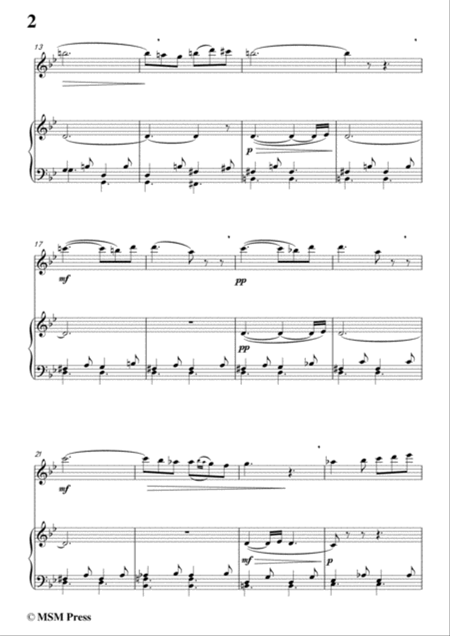 Berlioz-Sur les Lagunes,for Flute and Piano Flute scores gallery preview page 4