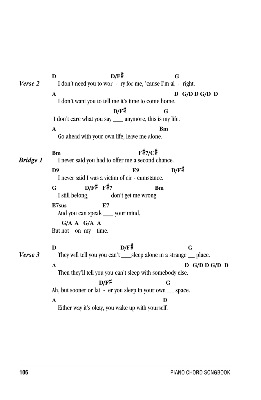 My Life My Life Piano scores gallery preview page 2