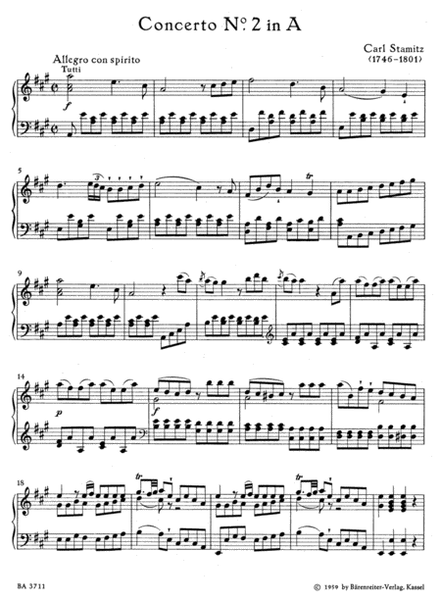 Violoncello-Konzert fur den Konig von Preussen No. 2 A major