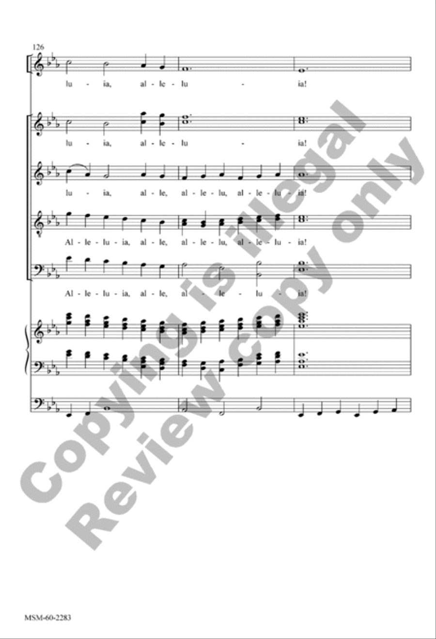 All Creatures of Our God and King (Choral Score) 4-Part scores gallery preview page 18