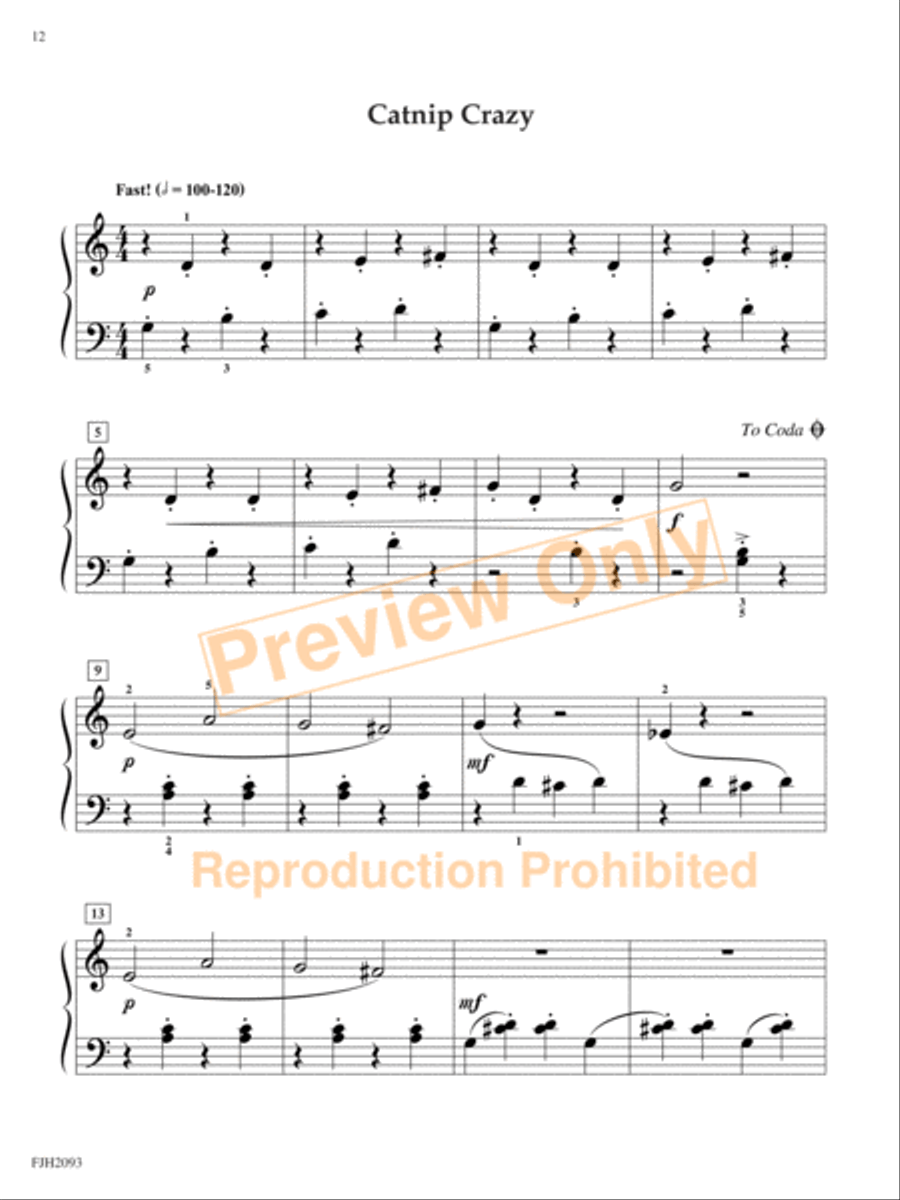 Four Miniature Suites Easy Piano scores gallery preview page 4