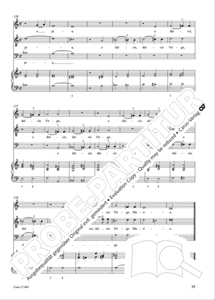 Hinni, Salve Regina, Motetti Score scores gallery preview page 64