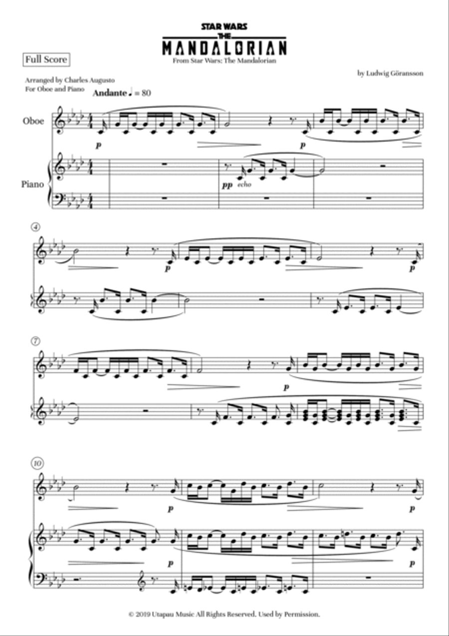 The Mandalorian Chamber Music scores gallery preview page 2