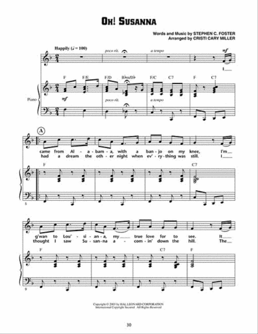 Folk Songs, Singing Games & Play Parties (Collection) Choir scores gallery preview page 3