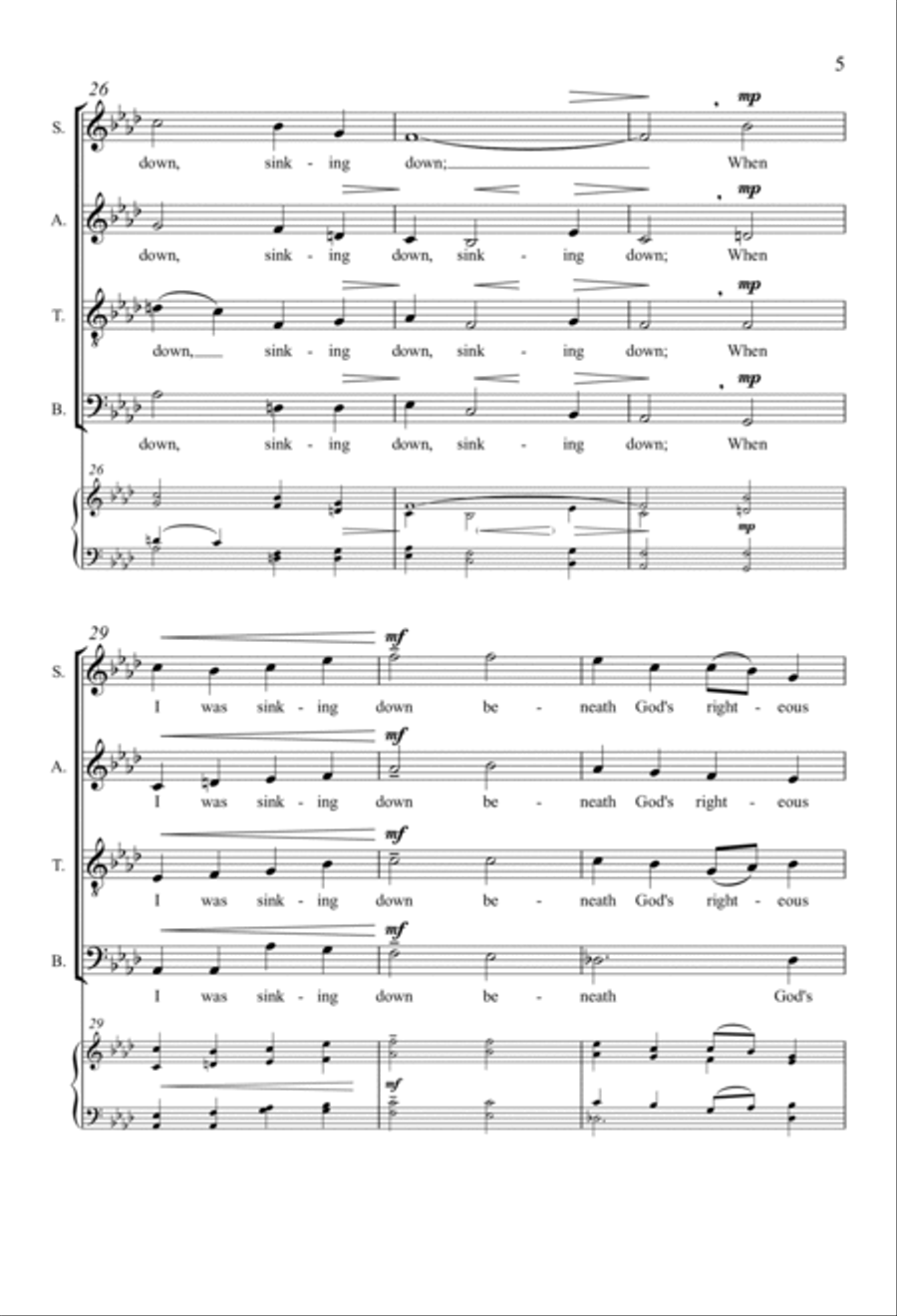What Wondrous Love 4-Part scores gallery preview page 4