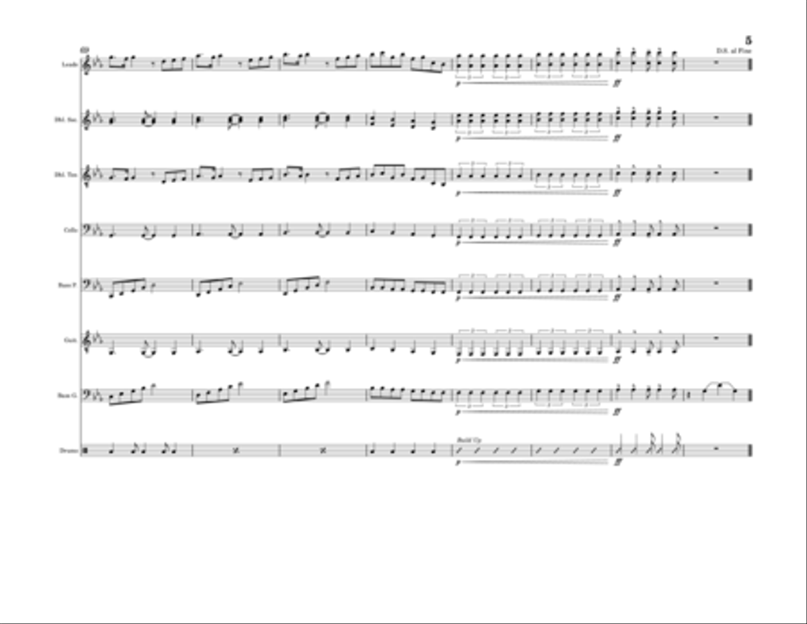 Boss Battle Boss Battle Jazz Ensemble scores gallery preview page 6