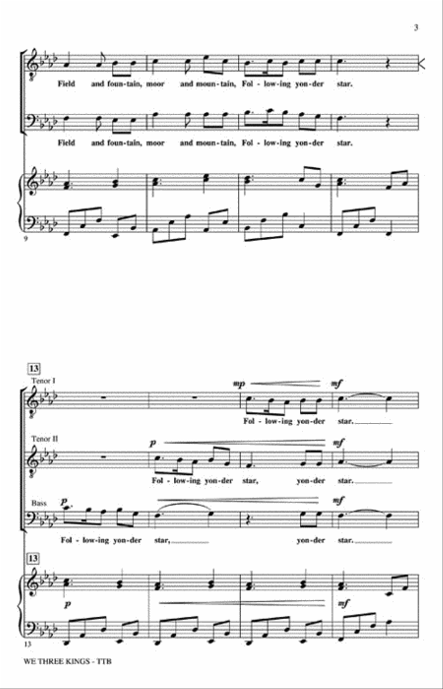 We Three Kings We Three Kings TTB scores gallery preview page 3