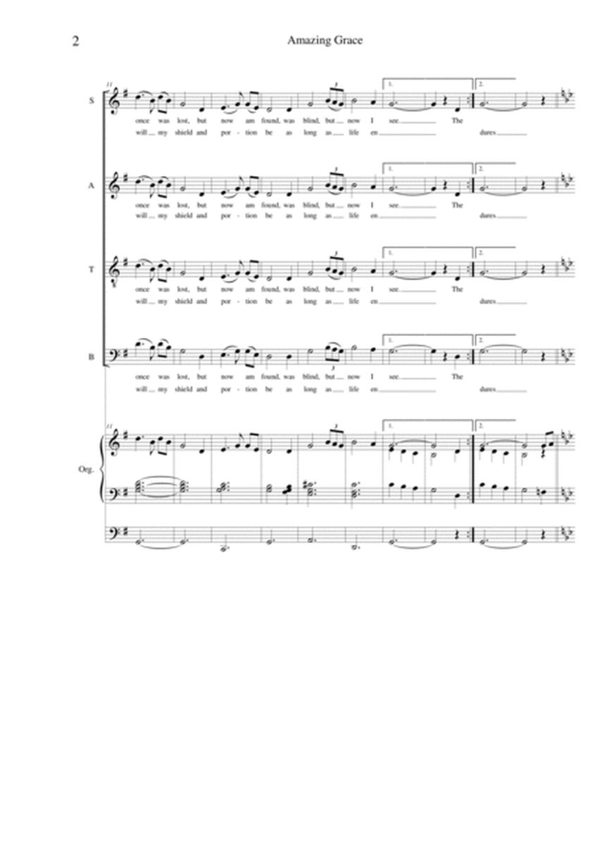 Amazing Grace - Arr. by Graham Dickson-Place image number null