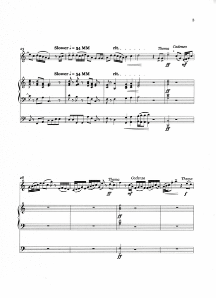 Fanfare on "Low in the Grave He Lay" for BbTrumpet (High Range) and Organ: Full Score and Tpt Part image number null