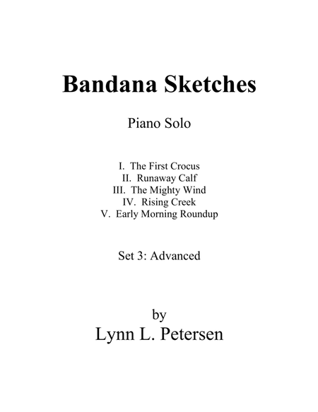 Bandana Sketches (Set 3 - Advanced) - piano solo image number null
