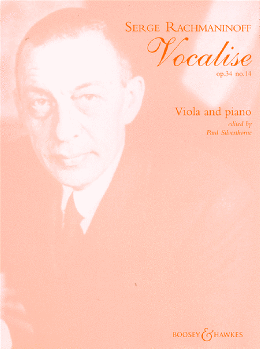 Vocalise Op. 34, No. 14 Piano Accompaniment scores gallery preview page 1