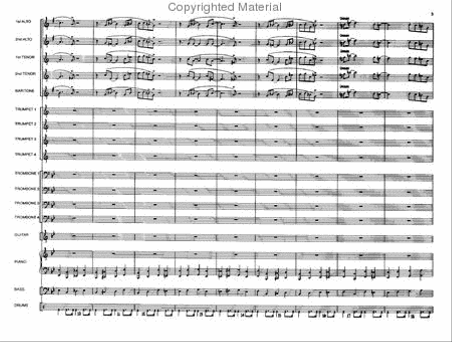 Blue Hue Jazz Ensemble scores gallery preview page 3