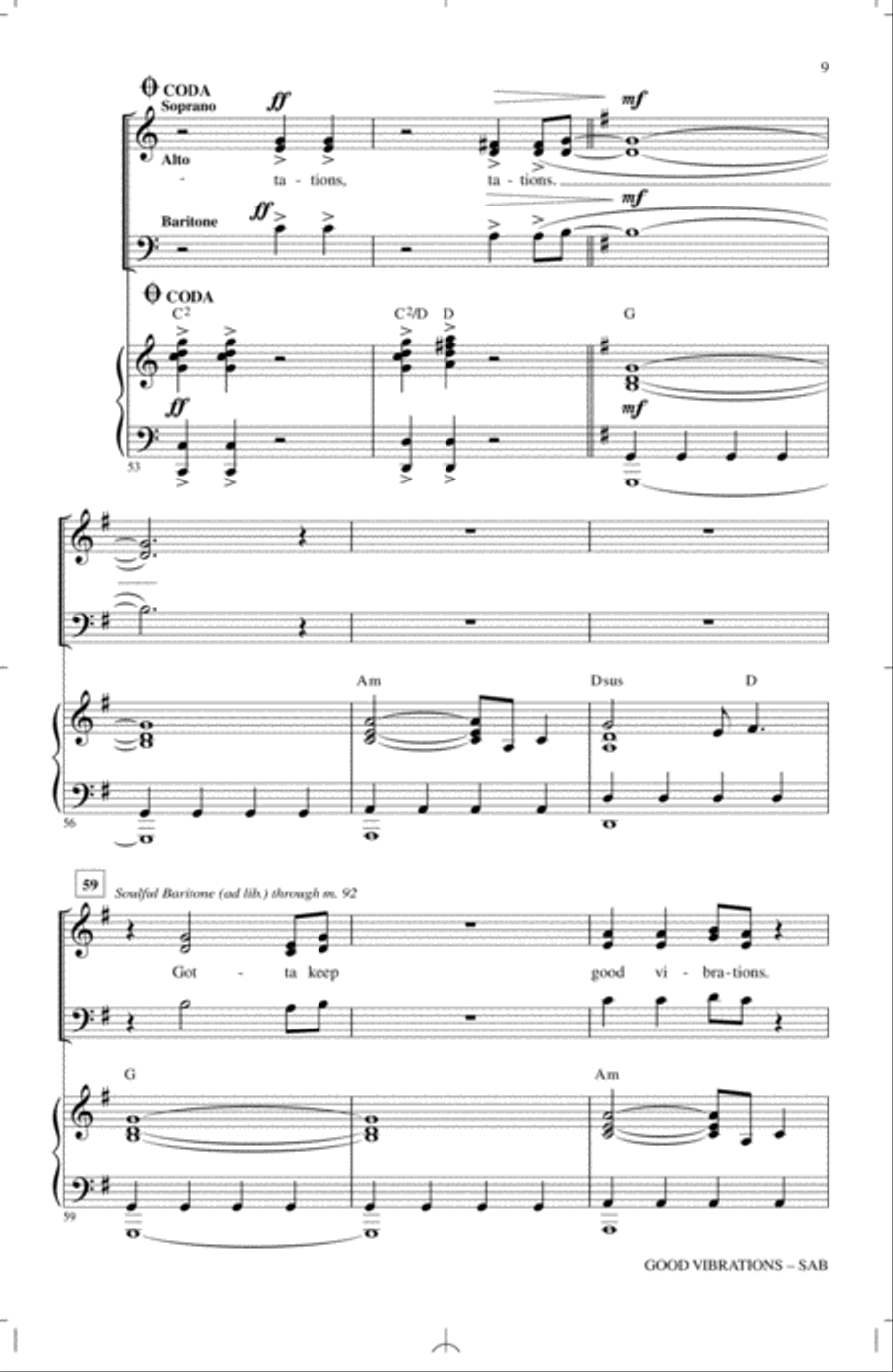 Good Vibrations Good Vibrations 3-Part scores gallery preview page 8