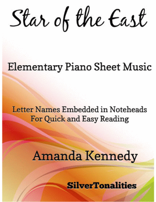Book cover for Star of the East Elementary Piano Sheet Music