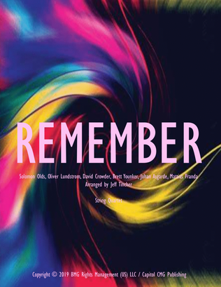 Book cover for Remember