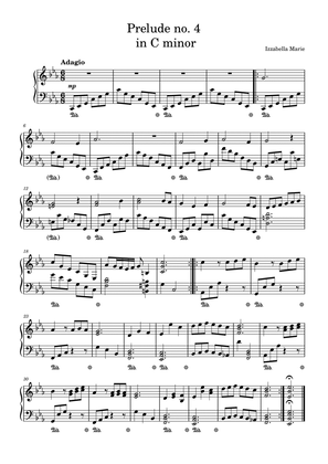 Prelude no. 4 in C minor
