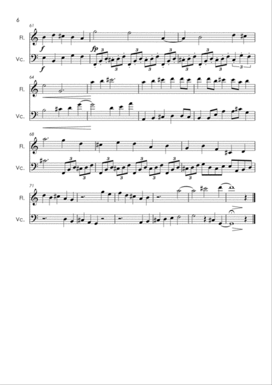 Suite para Flauta e Cello