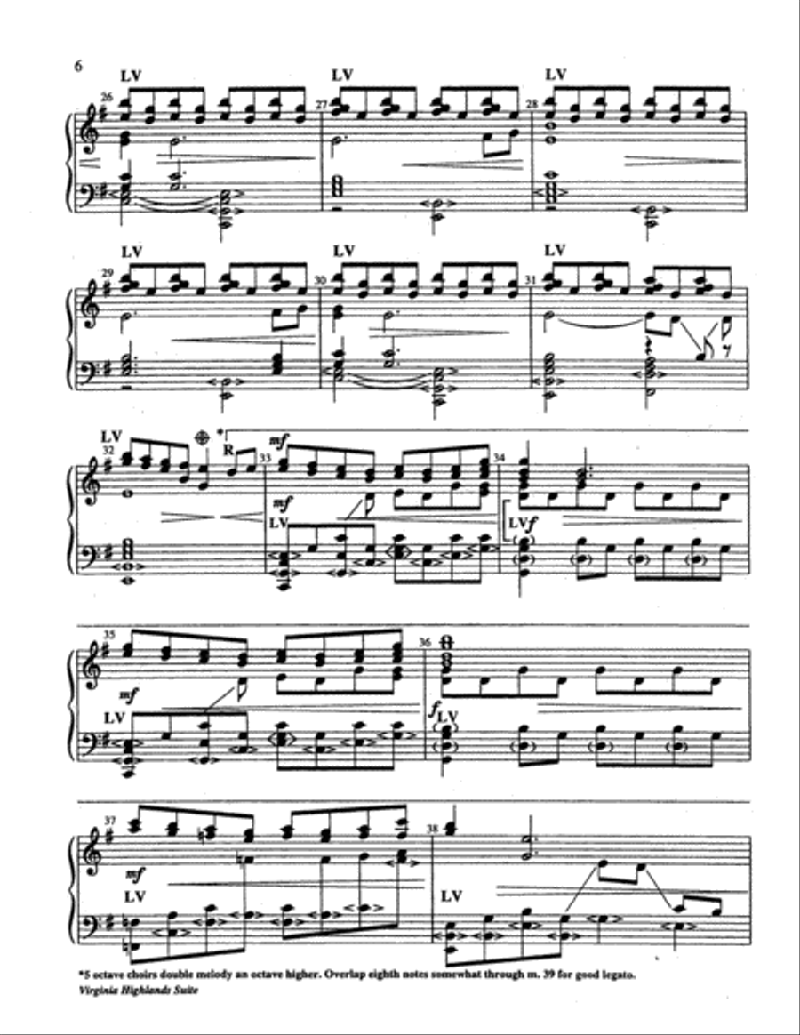 Virginia Highlands Suite 5-Octaves scores gallery preview page 6