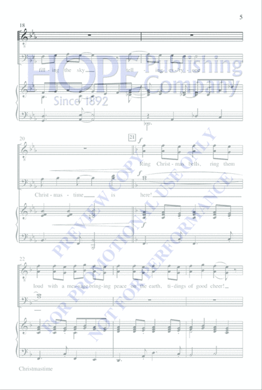 Christmastime TTBB scores gallery preview page 4