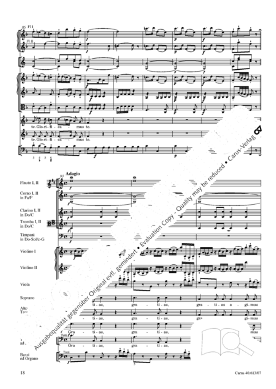 Mass in C (Missa in C) Mass in C (Missa in C) 4-Part scores gallery preview page 25