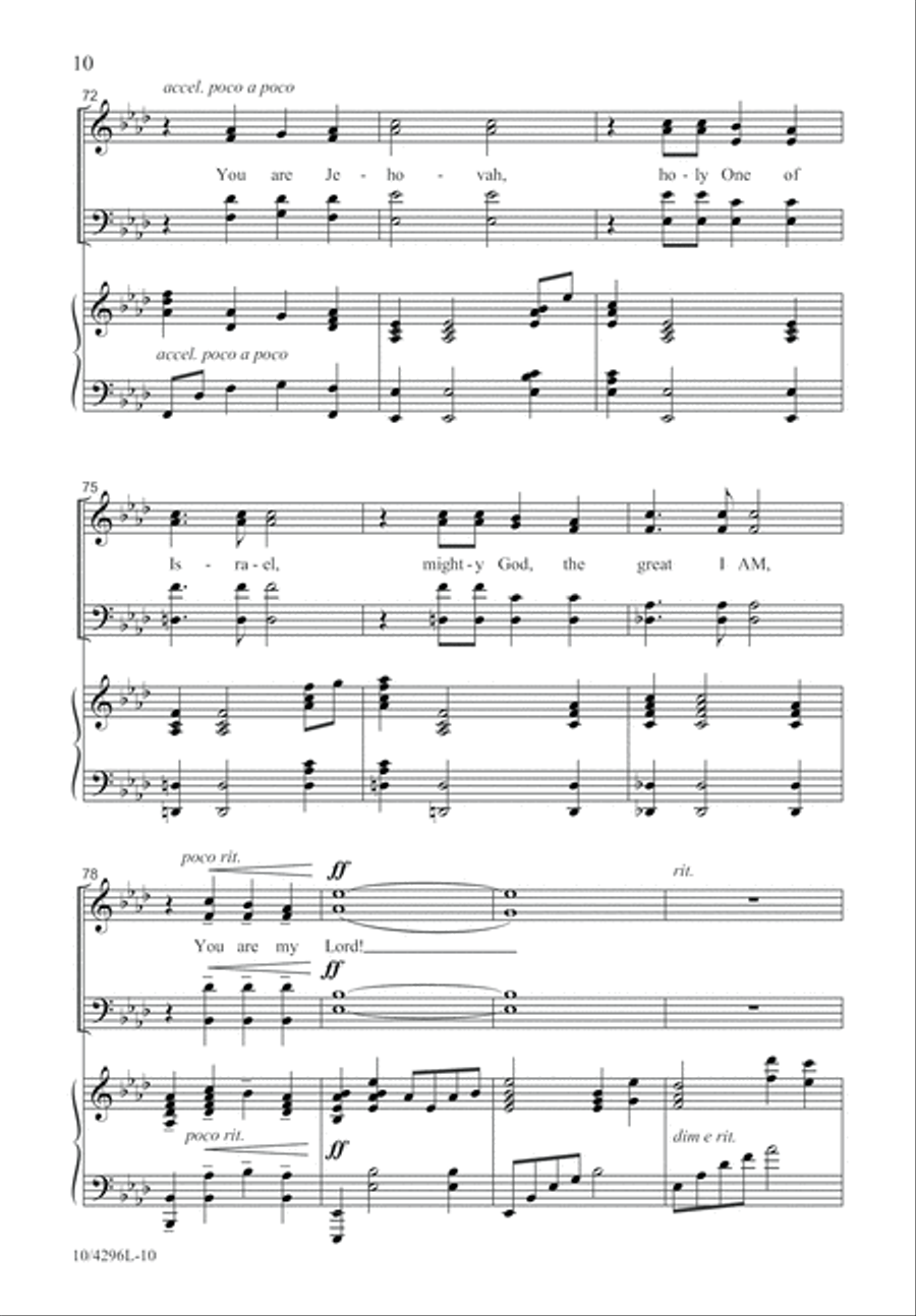 Praise Your Holy Name Praise Your Holy Name 4-Part scores gallery preview page 10