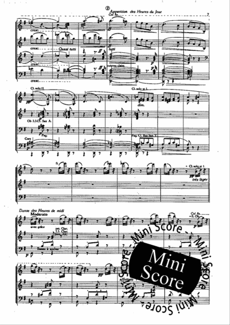 Ballet Des Heures Fanfare Band scores gallery preview page 9