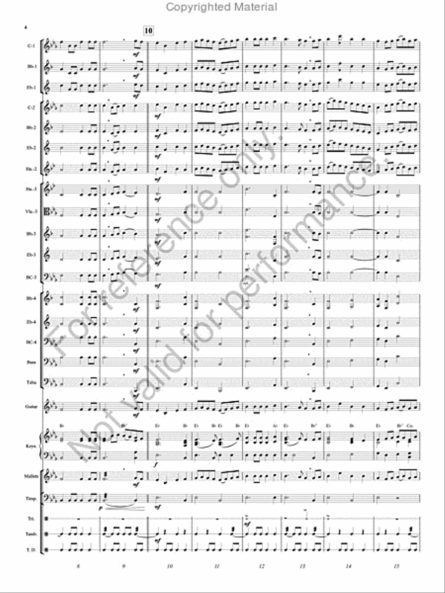 Rondeau Rondeau Concert Band scores gallery preview page 5