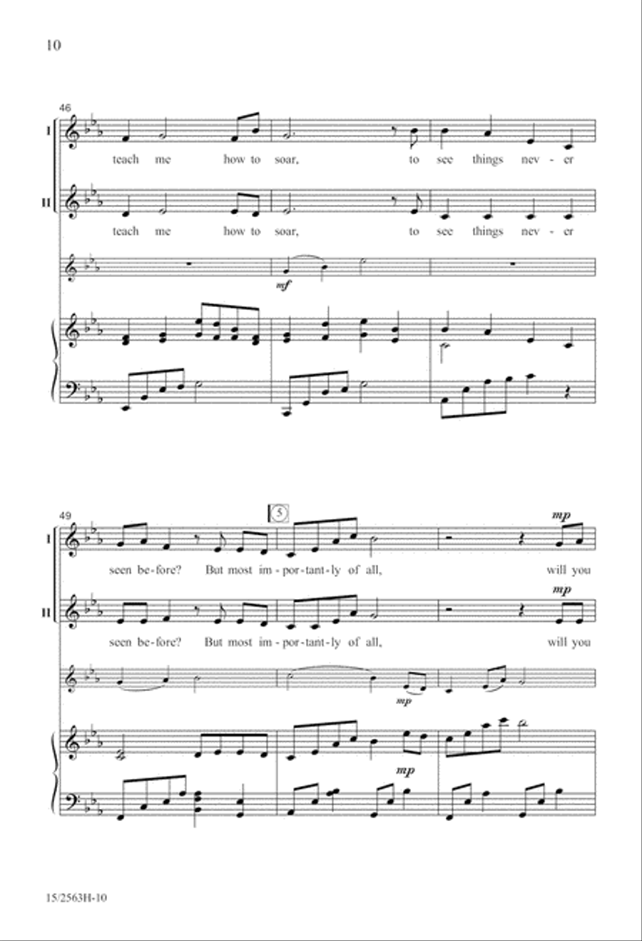 Will You Teach Me? 2-Part scores gallery preview page 11