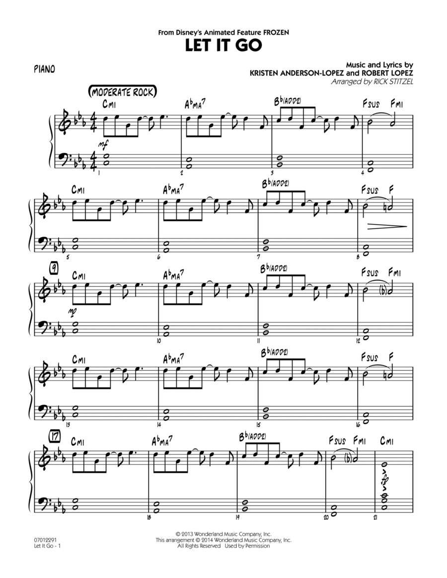 Let It Go from Frozen Piano